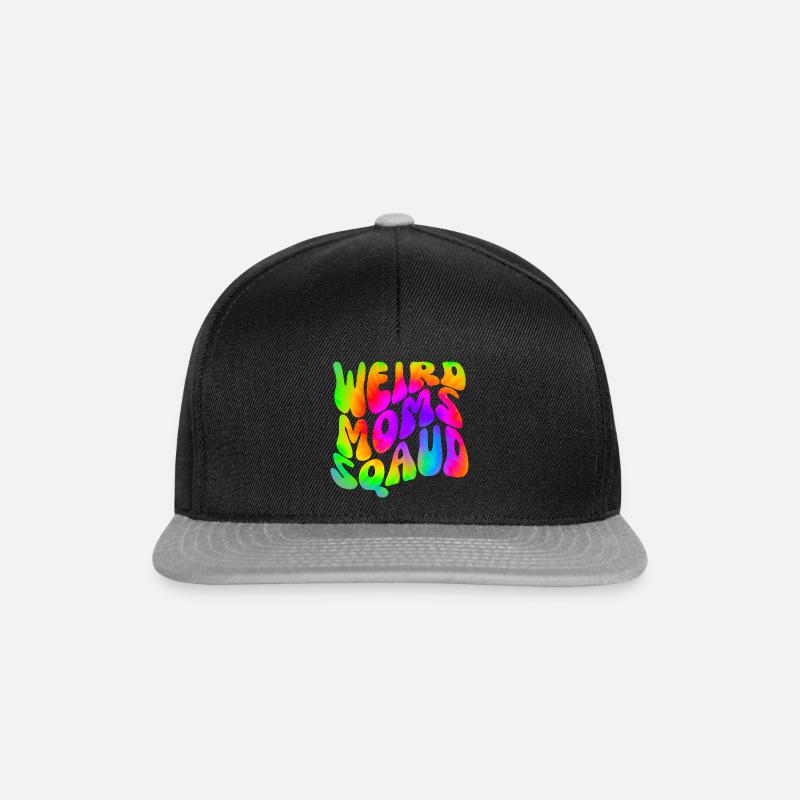 Escouade de mamans étranges - Casquette snapback - noir/gris