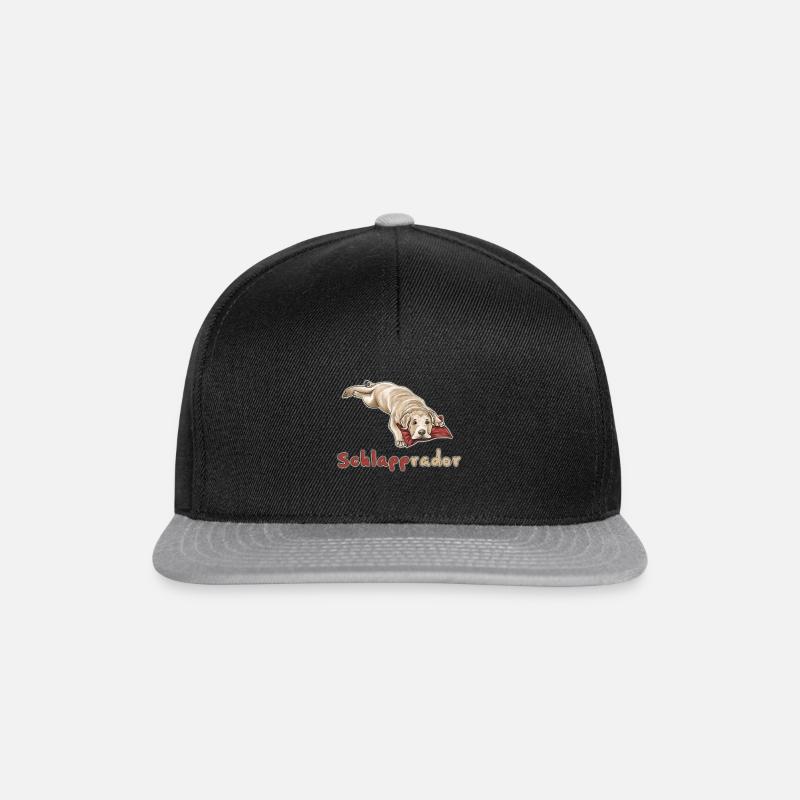 schlapprador - Snapback Cap - Schwarz/Grau
