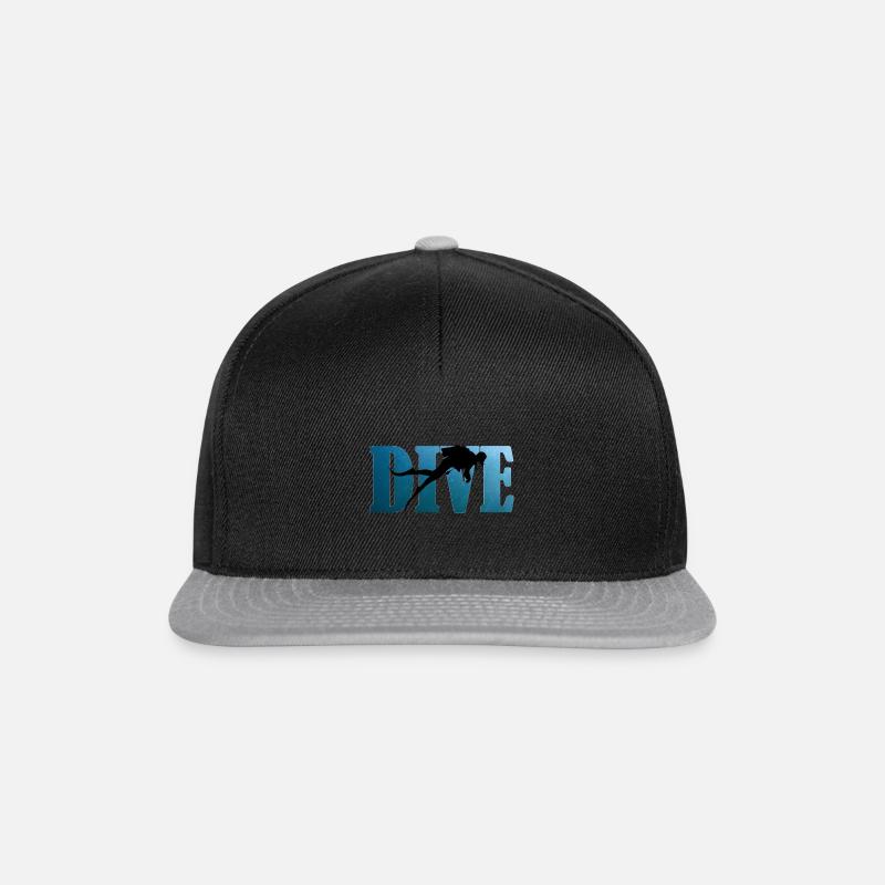 SCUBA DIVE - Snapback Cap - Schwarz/Grau