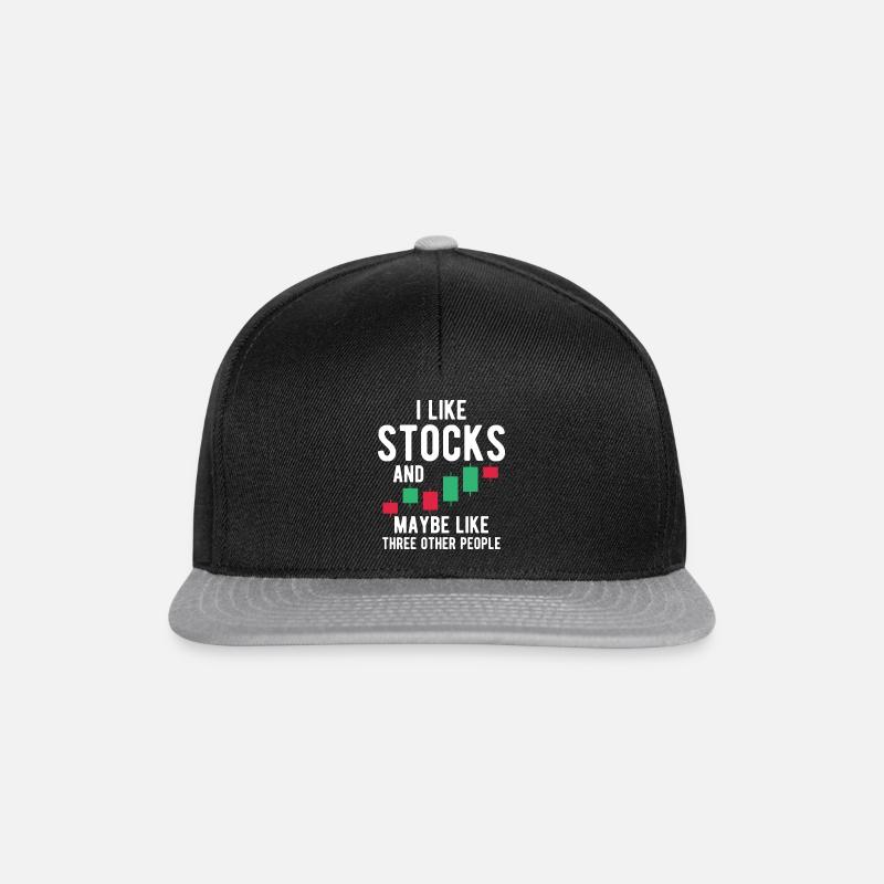 Bourse - Casquette snapback - noir/gris