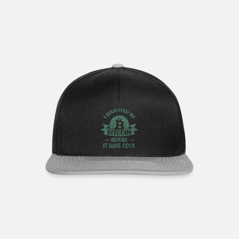 Bitcoin - Casquette snapback - noir/gris