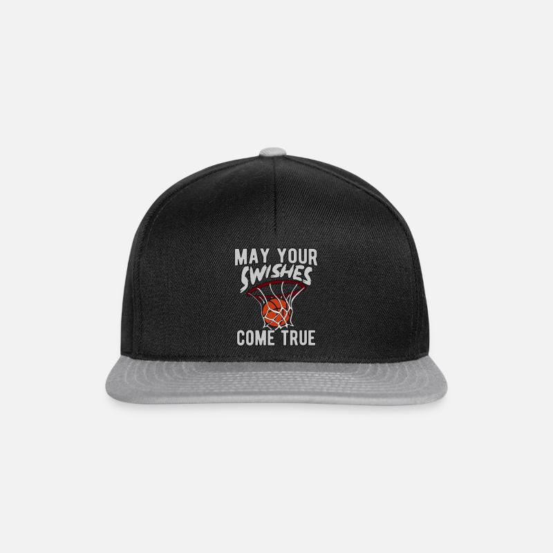 Basketteur - Casquette snapback - noir/gris