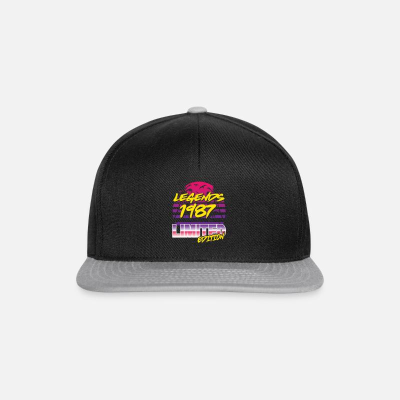 Legends 1987 Limited edition - Snapback Cap - Schwarz/Grau