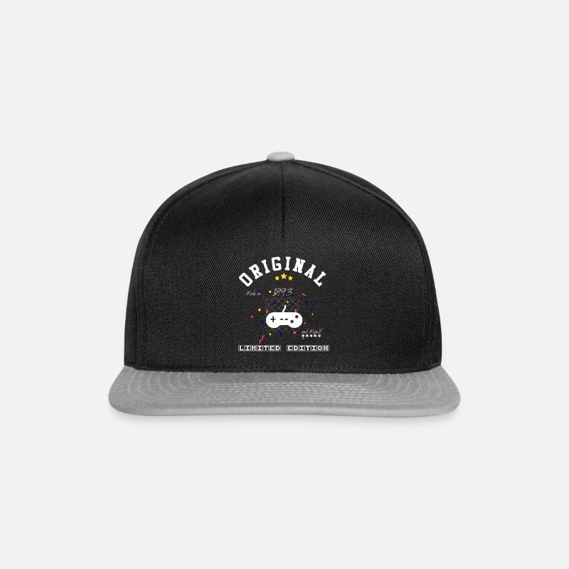Jahr 1993 - Snapback Cap - Schwarz/Grau