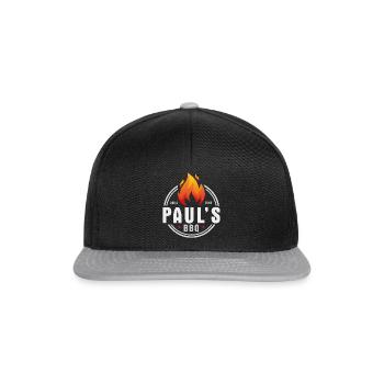 Pauls BBQ - Snapback Cap - black/grey - Front