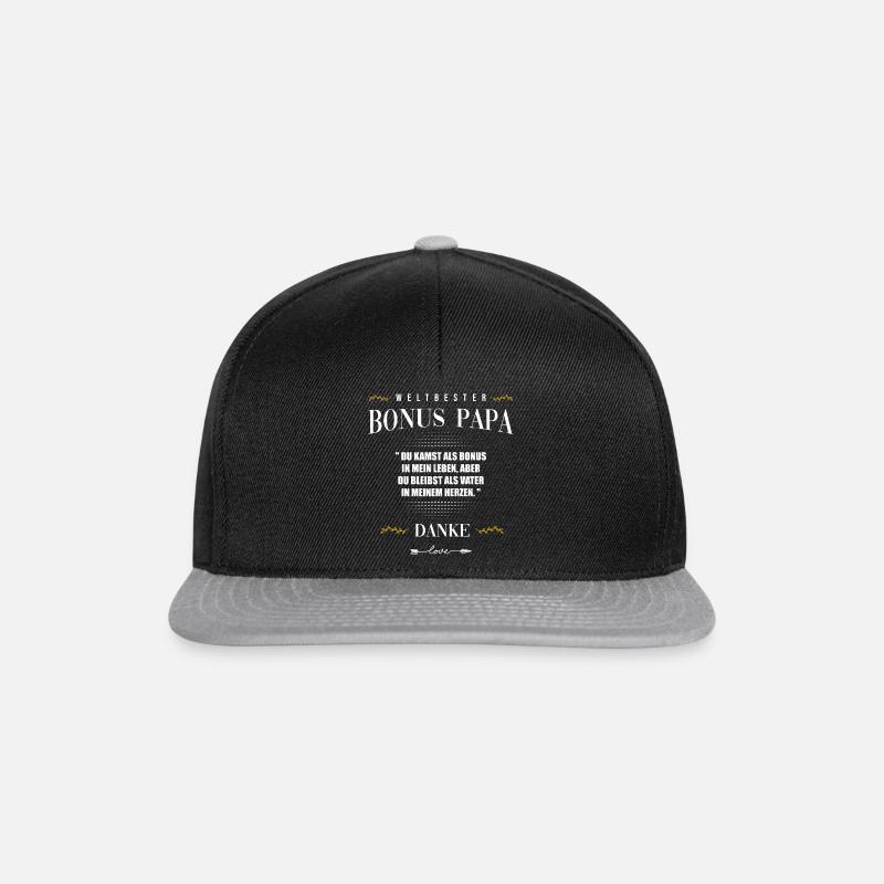Bonus Papa - Snapback Cap - Schwarz/Grau