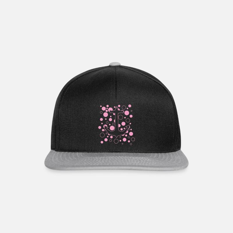 Anker - Snapback Cap - Schwarz/Grau