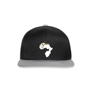 Africa - Snapback Cap - Schwarz/Grau - Vorne