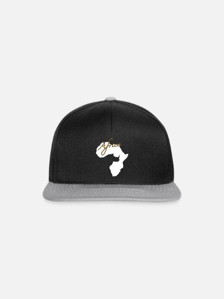 Africa - Snapback Cap - Schwarz/Grau
