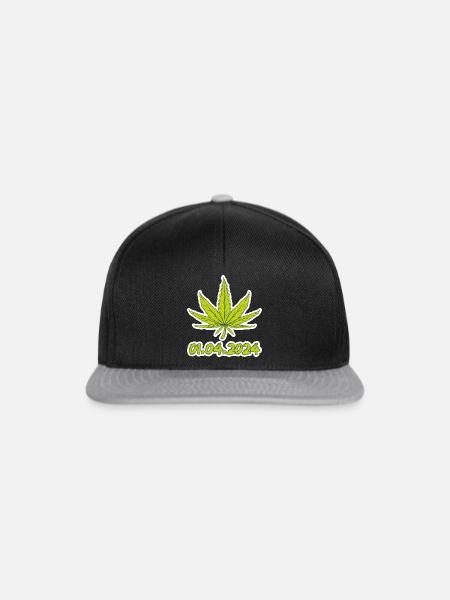 01.04.2024 Deutschland - Snapback Cap - Schwarz/Grau