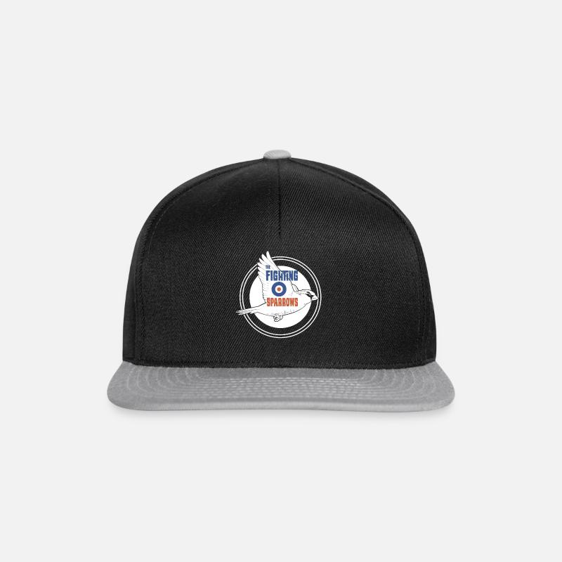 Die kämpfenden Spatzen - Snapback Cap - Schwarz/Grau