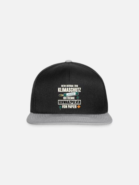 Pyrotechniker Pyro - Snapback Cap - Schwarz/Grau