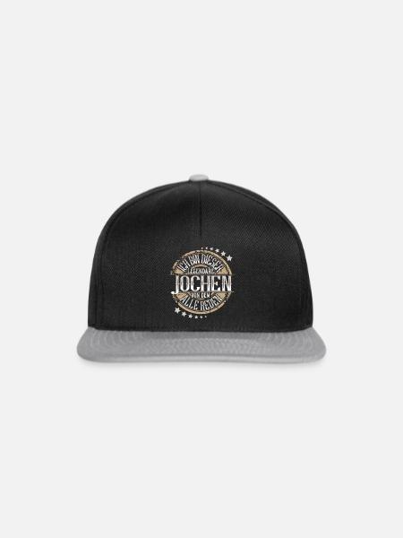 Jochen - Snapback Cap - Schwarz/Grau