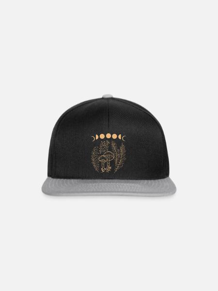 Botaniker - Snapback Cap - Schwarz/Grau