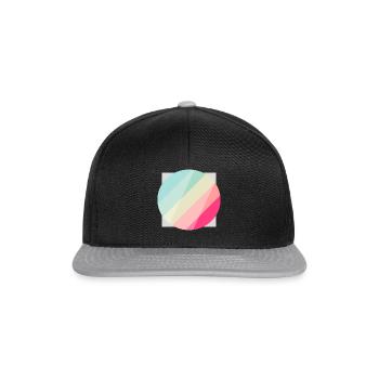 Colored ball glossy - Snapback Cap - black/grey - Front