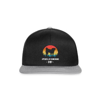 Appenzeller Sennenhund - Snapback Cap - Schwarz/Grau - Vorne