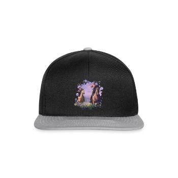 Amitié - Casquette snapback - noir/gris - Devant