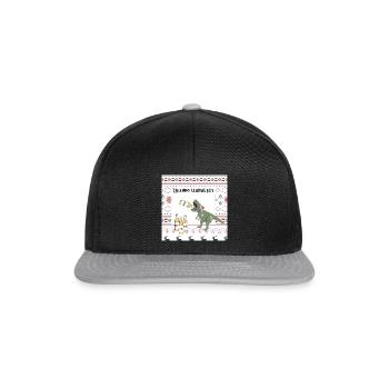 Tyranno Saufus Rex - Snapback Cap - Schwarz/Grau - Vorne