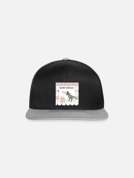 Tyranno Saufus Rex - Snapback Cap - Schwarz/Grau