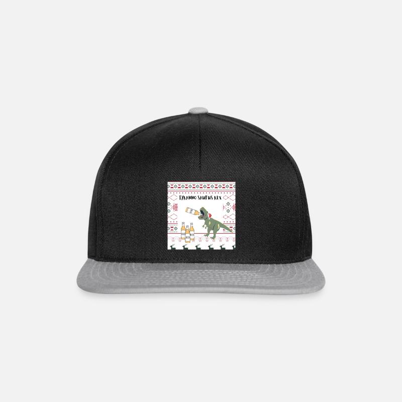 Tyranno Saufus Rex - Snapback Cap - Schwarz/Grau