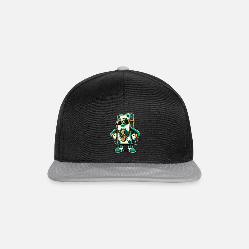 Dollar Swag - Snapback Cap - Schwarz/Grau