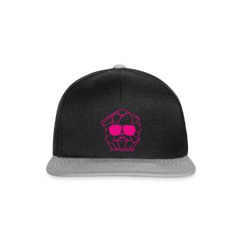 PINK IS THE NEW RED! - Snapback Cap - Schwarz/Grau - Vorne