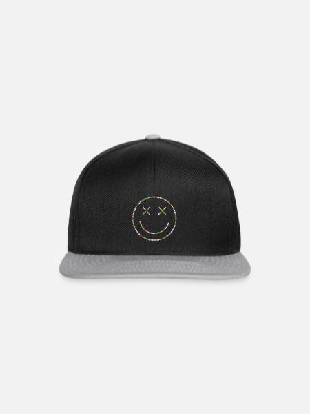 XTC SMILE PILLS - Snapback Cap - Schwarz/Grau