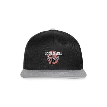 Rock And Roll Guitar - Snapback Cap - black/grey - Front