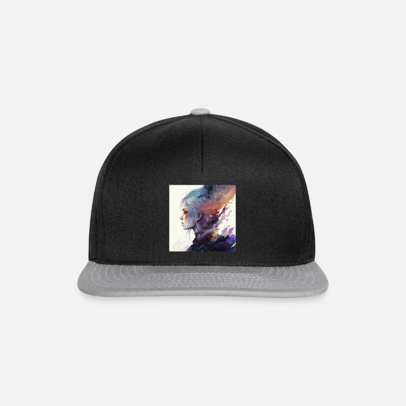 Eat clean train dirty - Snapback Cap - black/grey