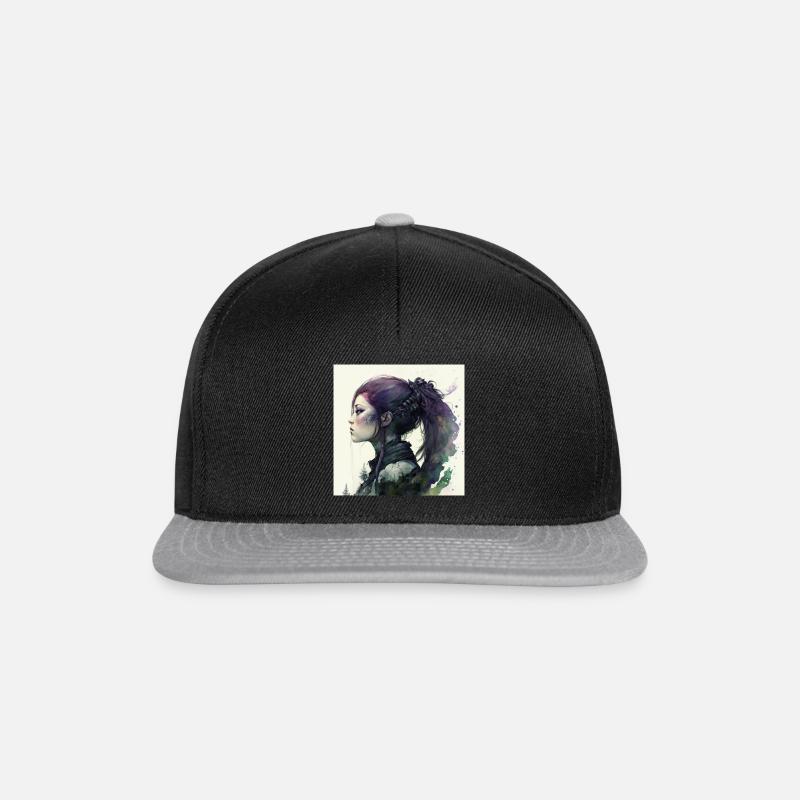 Ce n’est jamais plus facile, vous devenez plus fort - Casquette snapback - noir/gris