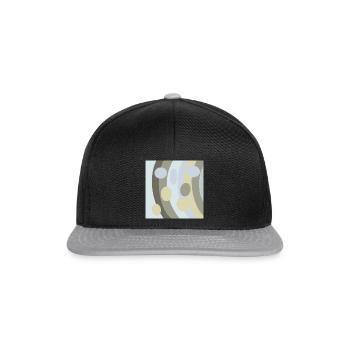 Timelessly elegant retro boho pattern abstract - Snapback Cap - black/grey - Front