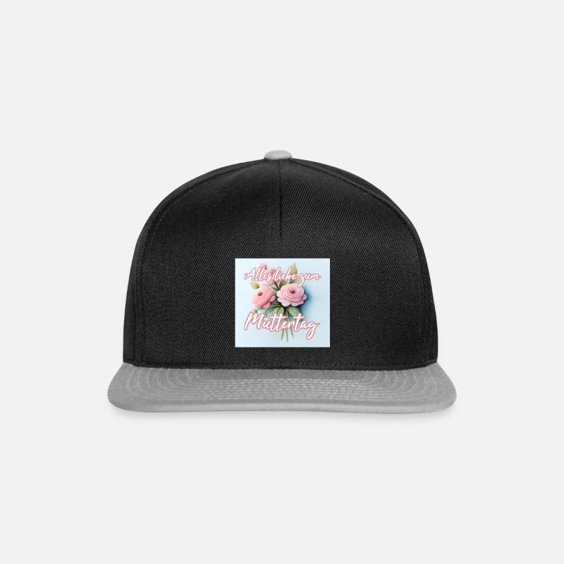 Happy MOTHER's DAY - Snapback Cap - black/grey