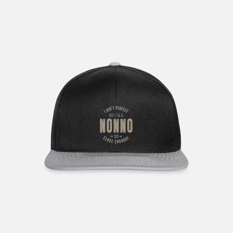 Perfektes Nonno - Snapback Cap - Schwarz/Grau