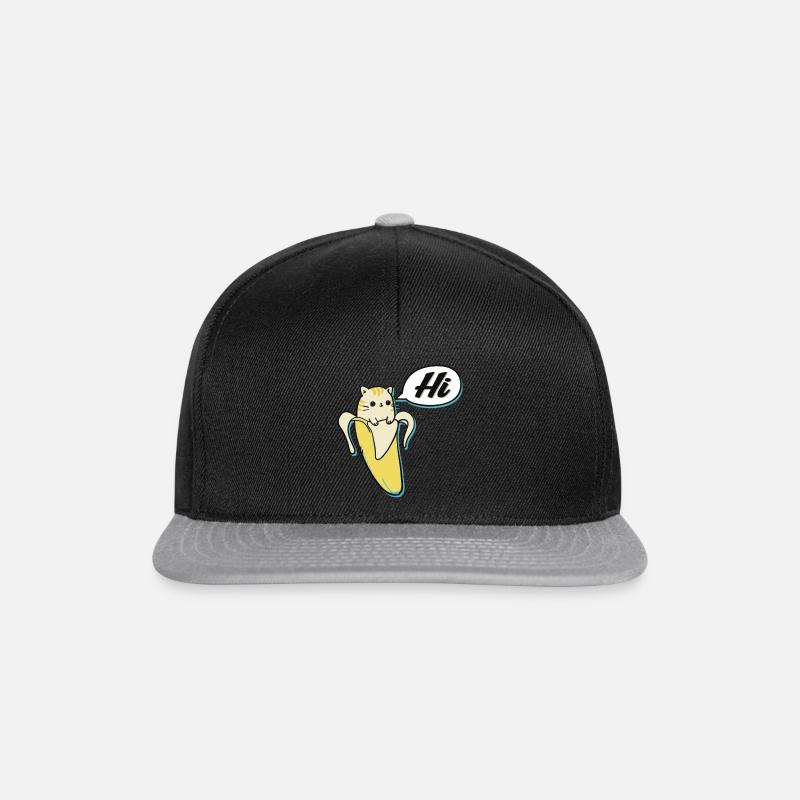 Chat de la banane - Casquette snapback - noir/gris