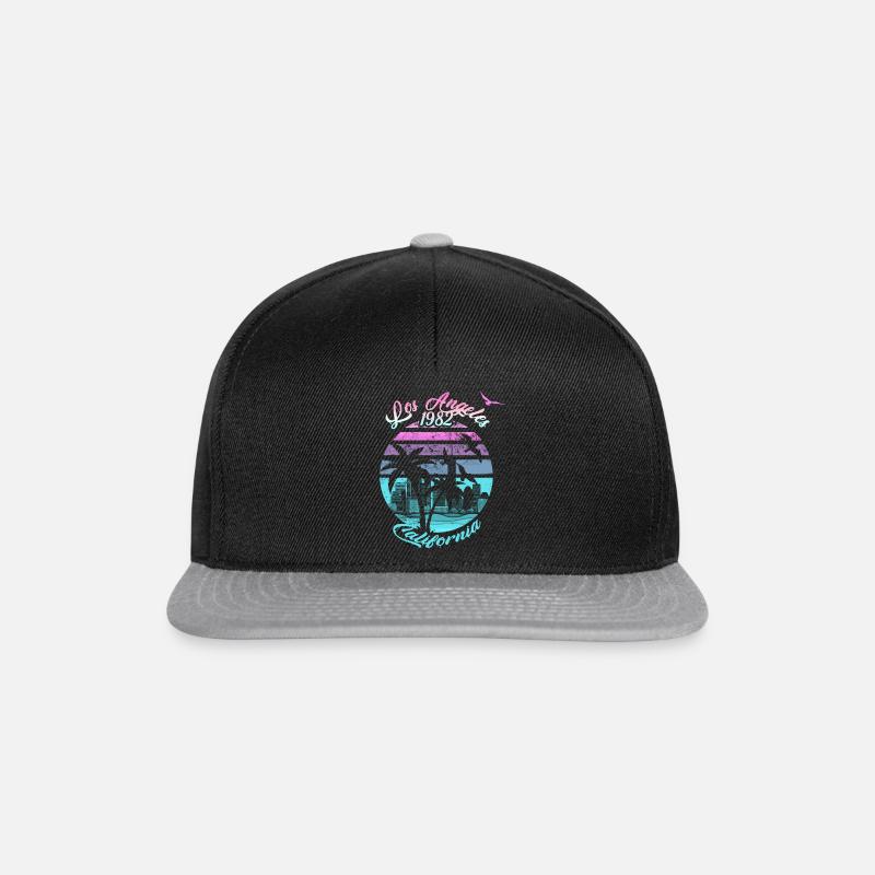 Los Angeles 1982 - Snapback Cap - Schwarz/Grau