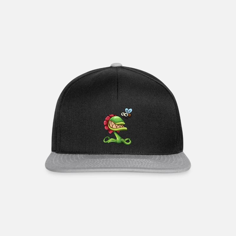 Fleischfresser - Snapback Cap - Schwarz/Grau