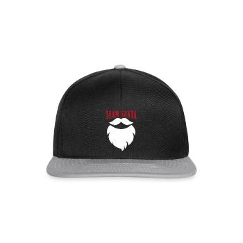 Team Santa Accessoires - Snapback Cap - Schwarz/Grau - Vorne