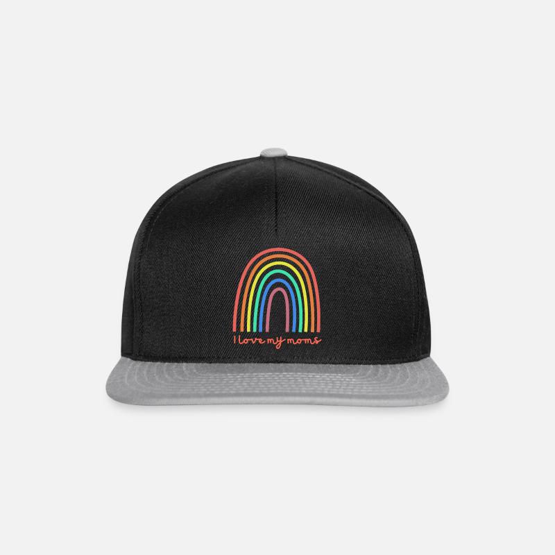 J'aime mes mamans - Casquette snapback - noir/gris