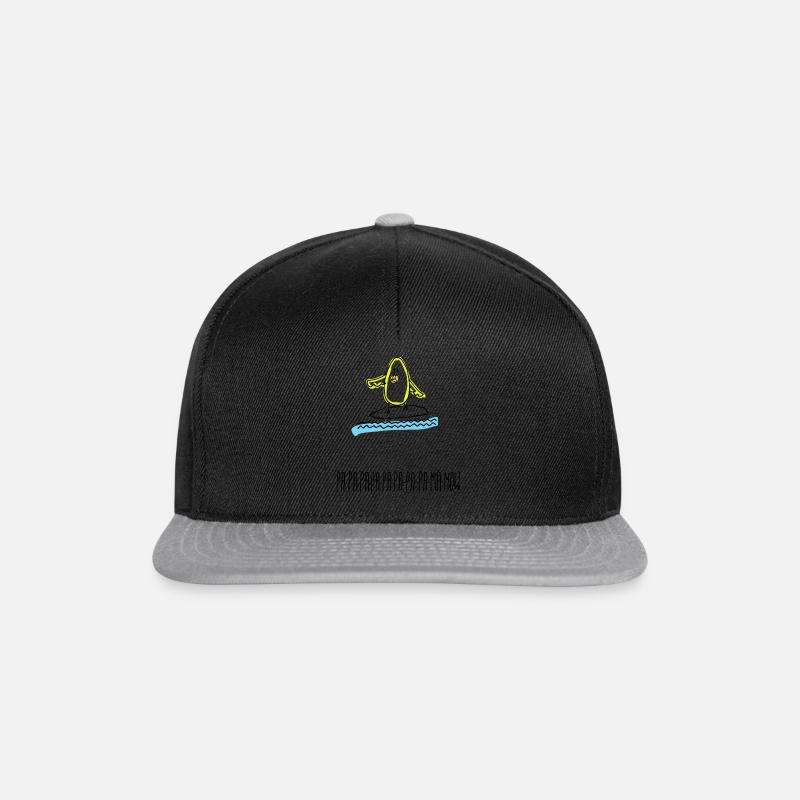 Surfin Bird - Snapback Cap - Schwarz/Grau