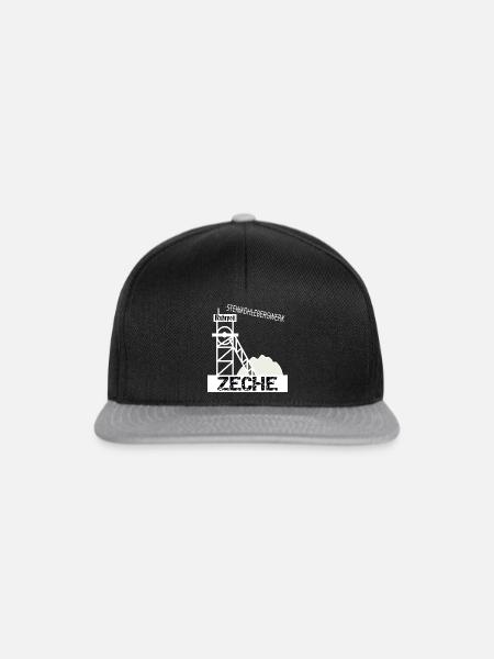 Ruhrpott Zeche - Snapback Cap - Schwarz/Grau