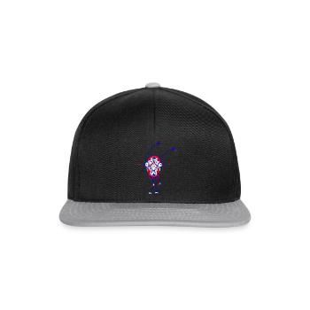 Comment c'est fait! - Casquette snapback - noir/gris - Devant