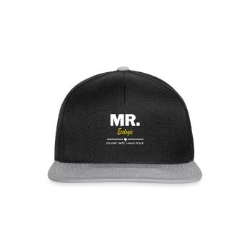 MR. souvent imité, jamais égalé Écologie - Casquette snapback - noir/gris - Devant