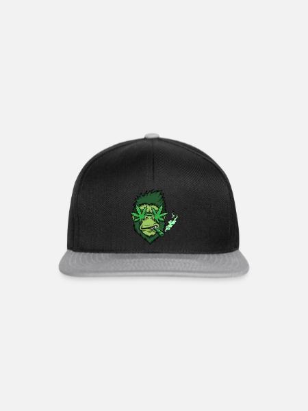 Cannabis - Snapback Cap - Schwarz/Grau