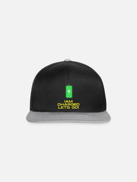 Fully Charged - Snapback Cap - Schwarz/Grau