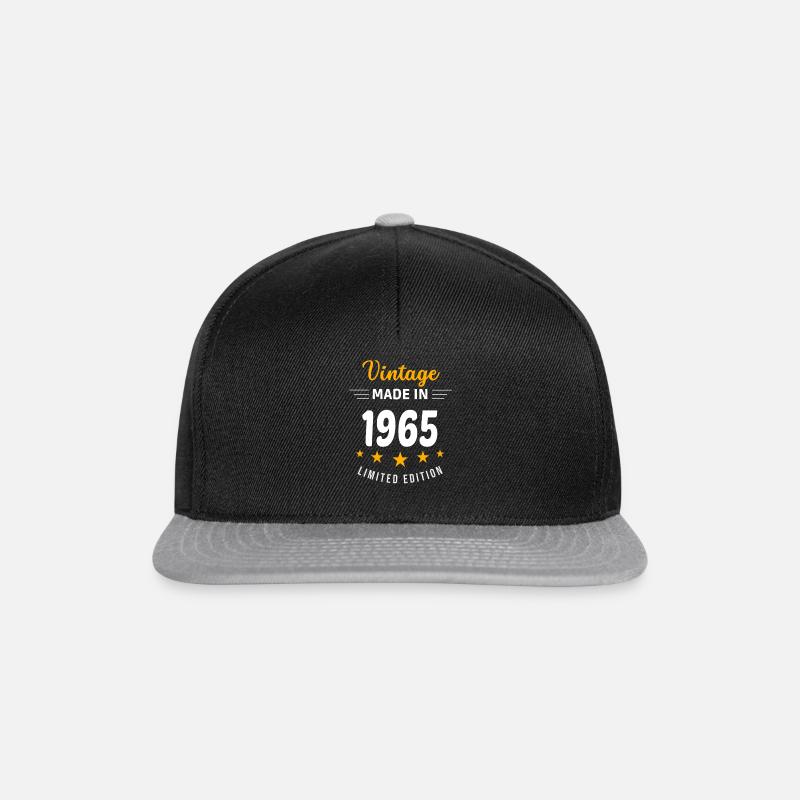 Vintage made in 1965 - Snapback Cap - black/grey