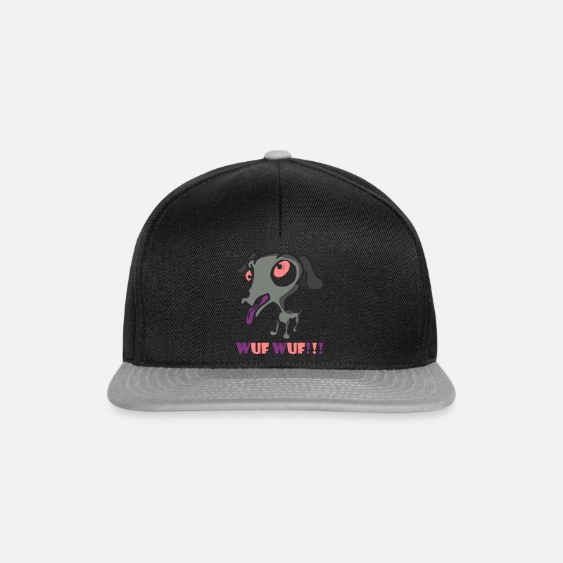 wufwuf - Snapback Cap - Schwarz/Grau