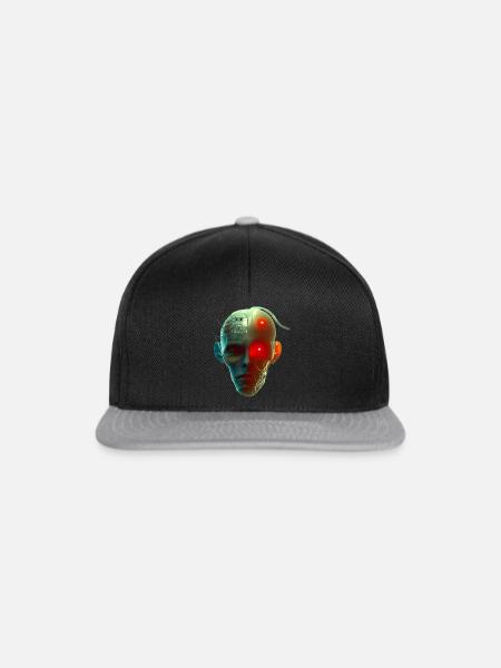 The Singularity Is Coming - Snapback Cap - Schwarz/Grau