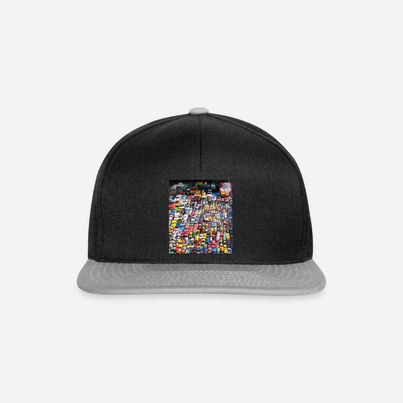 Exposition de voitures rétro - Casquette snapback - noir/gris