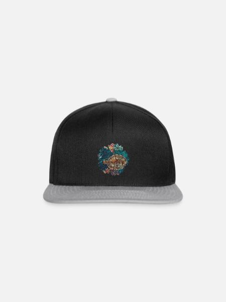 Unterwasserwelt - Snapback Cap - Schwarz/Grau