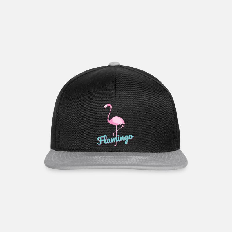 Flamingo - Snapback Cap - Schwarz/Grau